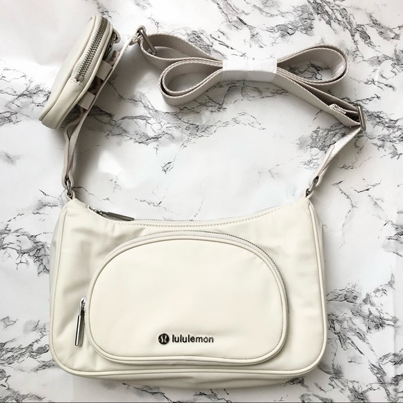 Lululemon Crossbody with Nano Pouch White Opal *RARE* - Picture 6 of 15